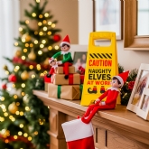 Thumbnail 1 - Desk Warning Sign - Naughty Elves at Work