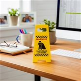 Thumbnail 1 - "Superdad at Work" Desk Warning Sign
