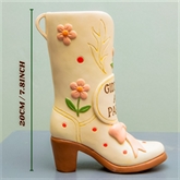 Thumbnail 3 - These Boots are Made for Dancing Cowgirl Boot Vase