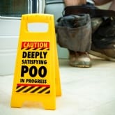 Thumbnail 5 - Funny Warning Sign- Satisfying Poo