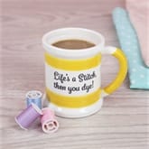 Thumbnail 1 - Life's A Stitch Sewing Mug