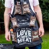 Thumbnail 2 - Man's Love My Meat Canvas Apron