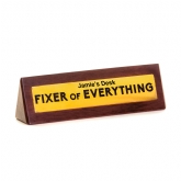 Thumbnail 4 - "Fixer of Everything" Wooden Desk Sign