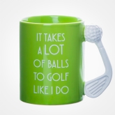 Thumbnail 2 - "Takes a Lot of Balls" Golf Mug