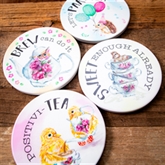 Thumbnail 5 - Ceramic Coaster Set - Time for Tea