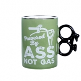 Thumbnail 8 - Powered By Ass Not Gas - Bike Mug
