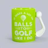 Thumbnail 1 - It Takes Balls - Golf Mug