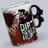 Thumbnail 2 - Dirt Never Hurt - Bike Mug