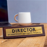Thumbnail 1 - Director Funny Desk Sign
