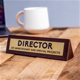 Thumbnail 1 - Director Funny Desk Sign