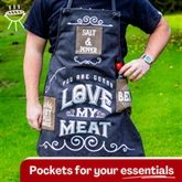 Thumbnail 2 - Man's Love My Meat Canvas Apron
