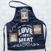 Thumbnail 2 - Love My Meat BBQ Cooking Apron