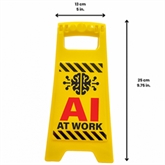 Thumbnail 4 - AI At Work Desk Warning Sign