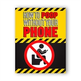 Thumbnail 1 - How to Poop without your Phone - Funny Toilet Book