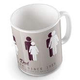 Thumbnail 2 - Personalised Dad By My Side Mug