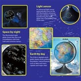 Thumbnail 7 - Illuminated Globe With Earth and Star Constellations