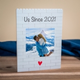 Thumbnail 1 - Personalised "Us Since…" LEGO Brick Photo Upload Blocks