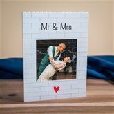 Thumbnail 1 - Personalised "Mr & Mrs" LEGO Brick Photo Upload Blocks