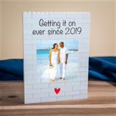 Thumbnail 1 - Personalised "Getting it On Ever Since…" LEGO Brick Photo Upload Blocks