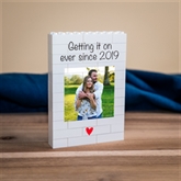 Thumbnail 3 - Personalised "Getting it On Ever Since…" LEGO Brick Photo Upload Blocks