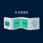 Thumbnail 3 - Personalised Fold-Out "Estd..." Birthday LEGO Brick Photo Albums