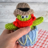 Thumbnail 2 - Hand Knitted Cowboy Cactus