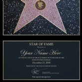 Thumbnail 4 - Personalised Star of Fame