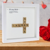 Thumbnail 1 - Personalised Wooden Letter Tiles Poster 