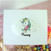 Thumbnail 2 - Personalised Unicorn Sweet Box