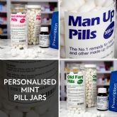 Thumbnail 1 - Personalised Mint Pill Jars