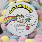 Thumbnail 2 - Unicorn Poop Personalised Sweet Jar