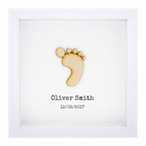 Thumbnail 2 - Personalised Baby Feet Framed Poster