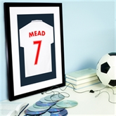 Thumbnail 3 - Personalised England Football Shirt Print 
