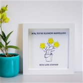 Thumbnail 2 - Personalised Blooming Marvellous Mum Print