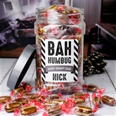 Thumbnail 1 - Personalised Bah Humbug Sweet Jar
