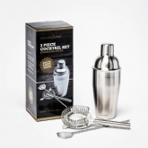 Thumbnail 2 - 3 Piece Stainless Steel Cocktail Set
