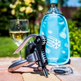 Thumbnail 1 - Lever Corkscrew & White Wine Bottle Chiller Gift Set