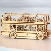 Thumbnail 1 - Wooden City Vintage London Bus Model Construction Kit