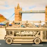 Thumbnail 2 - Wooden City Vintage London Bus Model Construction Kit