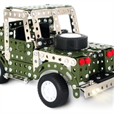 Thumbnail 3 - Land Rover with LED Lights Metal Construction Set 