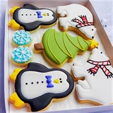 Thumbnail 2 - Personalised Antarctic Fun Hand-Iced Cookie Letterbox Gift
