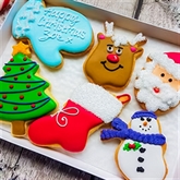 Thumbnail 2 - Personalised Christmas Assorted Hand-Iced Cookie Letterbox Gift