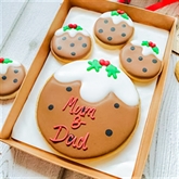 Thumbnail 2 - Personalised Christmas Puds - Hand-Iced Cookie Letterbox Gift