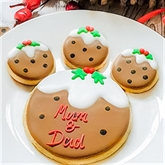 Thumbnail 3 - Personalised Christmas Puds - Hand-Iced Cookie Letterbox Gift