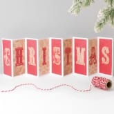 Thumbnail 1 - Scandi Banner Concertina Christmas Card