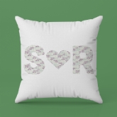 Thumbnail 2 - Personalised Couples Letter Cushion