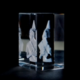 Thumbnail 4 - 3D Personalised Engraved Photo Crystal Block
