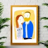 Thumbnail 10 - Personalised Custom Illustrated Family Portraits 