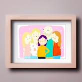 Thumbnail 3 - Personalised Custom Illustrated Family Portraits 