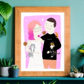 Thumbnail 6 - Personalised Custom Illustrated Family Portraits 